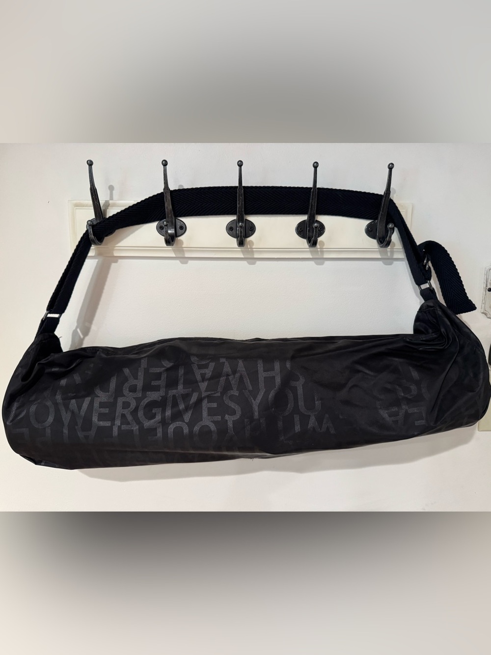 Lululemon Unisex Black Unisex Yoga Mat Bag/Carrier